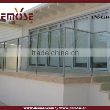 indoor stainless steel glass railings banisters