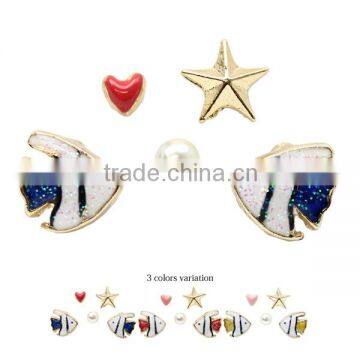 japan osewaya bestselling fish design earrings no moq for summer