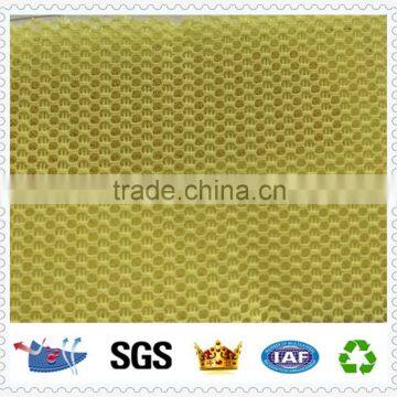 D091 polyester yellow bag air mesh yarn fabric