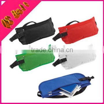 2016 fashion different colors travel money safe waist bag money belt