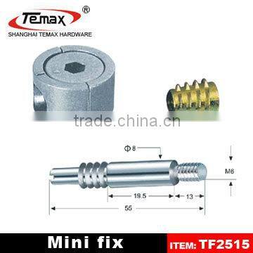 TF2515 Steel Zinc alloy Cabinet Furniture Bolts And Nuts