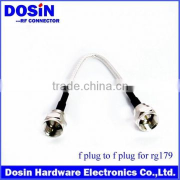 hot sale f male to f male coaxial cable assembly