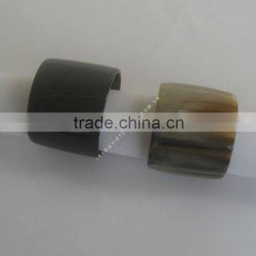 Buffalo horn napkin ring, natural color, diamter 5cm