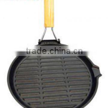 cast iron grill with removable handle