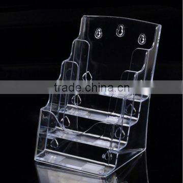 A4 Acrylic Brochure Display Stand Display Rack Display Shelf Pamphlet Display Stand Brochure Holder photo-2