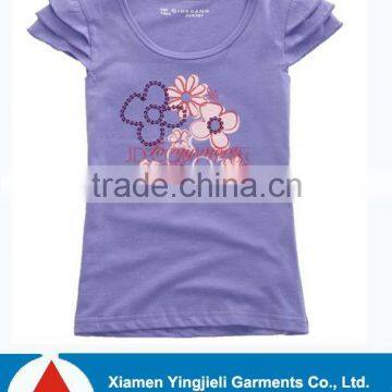 100% Cotton Printed Custom T-shirt From Bangladesh Readymade Garments Manufacturer 2014