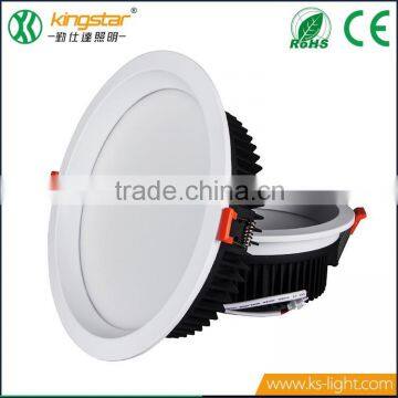 CE ROHS approval 3 year warranty power dimmable recessed 30w led downlight