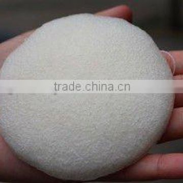 Natural Konjac Face Washing Cleansing Pad Sponge Cosmetic Washing Puff White