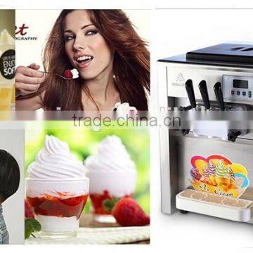 1.8KW Mini Soft Ice Cream Powder Mix Machine