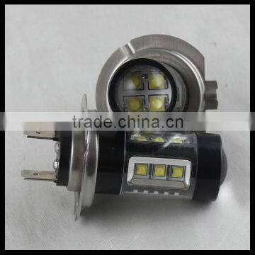 Car H7 OSRAM LED Fog Light 80W 16leds SMD Auto Led Daytime Running Lights Fog Lamp 360 Degree DRL Bulbs DC12V~24V LEDS photo-2