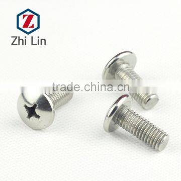 stainless steel 201or SUS304 Cross recessed pan head screws