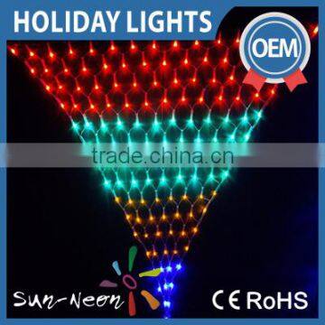 LED christmas curtain waterfall lights/LED christmas lights net light