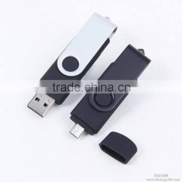 Hot Selling bulk item free silk print cheap otg swivel pendrive 16gb
