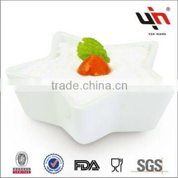 White Ceramic Small Cake Dish