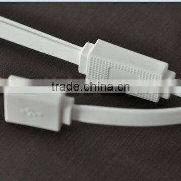 Hot Sale High Speed 2 in 1 Flat Noodle USB Date Cable For IOS 8 Pin & Android photo-4