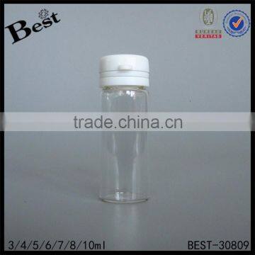 3ml 4ml 5ml 6ml 7ml 8ml Clear Glass Bottle With White Tear off Cap for Medicine photo-4