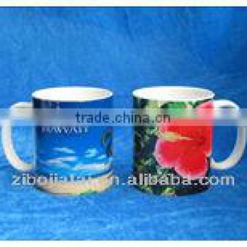 JT-7102 Ceramic Straight Shape Sublimation Coated Image Mug