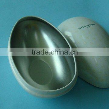 Wholesale new design metal mockup tin box children's box oval