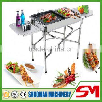 Stainless steel folding type grill restaurant
