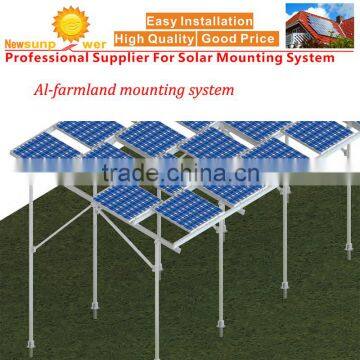 Newsunpower Solar Panel PV Aluminum Al-farmland Mounting structures Support/Aluminum Mounting System