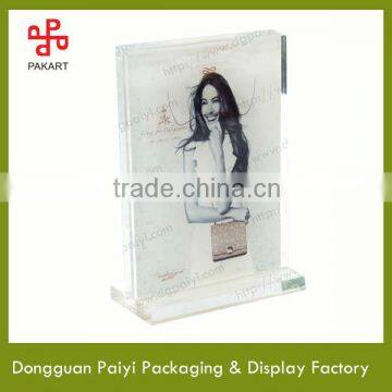 Various high end clear acrylic photo frame