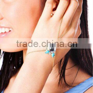 Lima jeweled hand piece bracelet