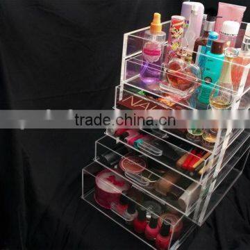 Customized Cheapest acrylic storage makeup container