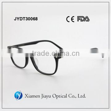 Wholesale acetate optical frames Black prescription glasses