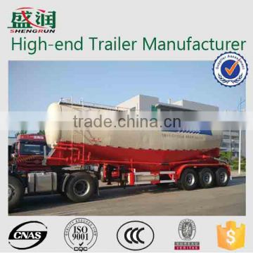 43CBM dry power material / bulk cement semi trailer from Top Brand Trailer Company Shengrun