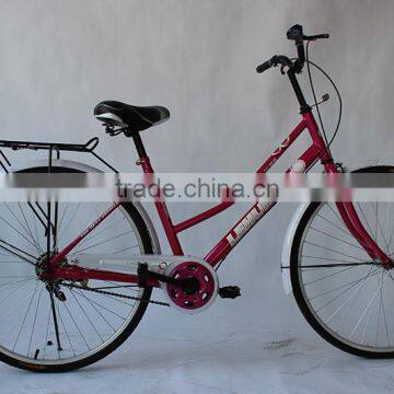 26-inch Lightweight Folding Bike High-carbon Steel Bicycle Woman photo-3