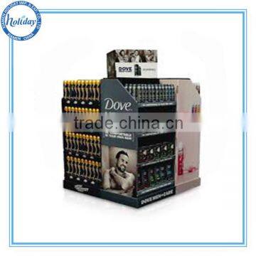 Holiday Dove men care retail promotion corrugated cardboard pallet display