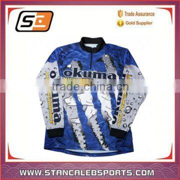 Stan Caleb Wholesale Dye Sublimation Fishing Jersey For Tournament No Moq