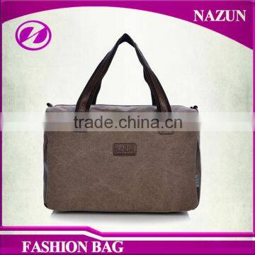Factory Long Strap Blank Shoulder Bags Washed Canvas Handbags for men and women