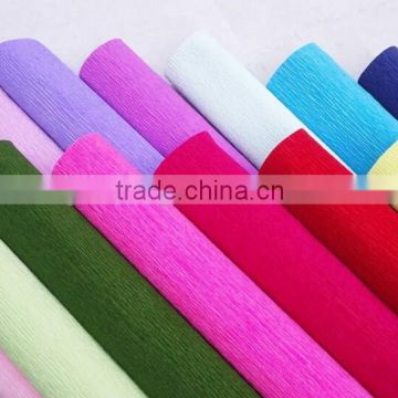 50*250cm color crepe paper roll from China