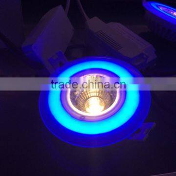 8w Double Color COB + SMD2014 LED Down Light