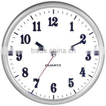 Plastic Wall Clock, with Custom Made Clock Dial
