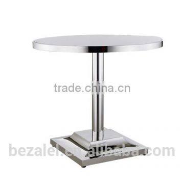 Modern Staimless Steel Marble Round Dining Table