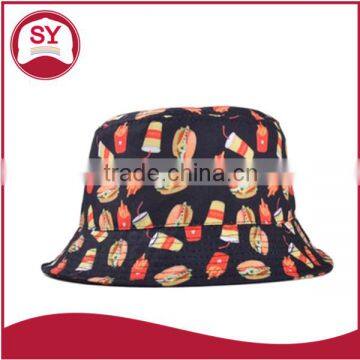 Fast food hamberger and chips bucket hat bulk wholesale made in China