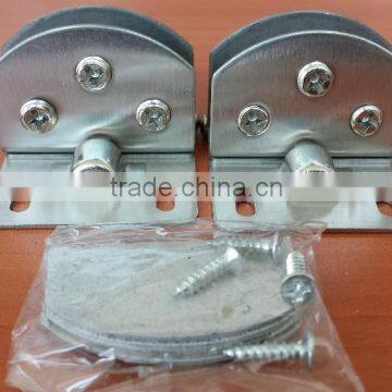HJ-064 New Design 10cm Semicircle Single Hinge Glass Cabinet Hinge Made in China Display Cabinet Hinge photo-6