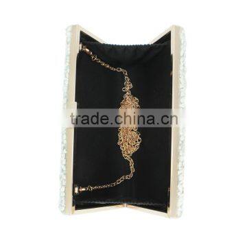 Czech Drill Crystal Gold and Handbags Pakistan Stone Purse (C499) photo-5
