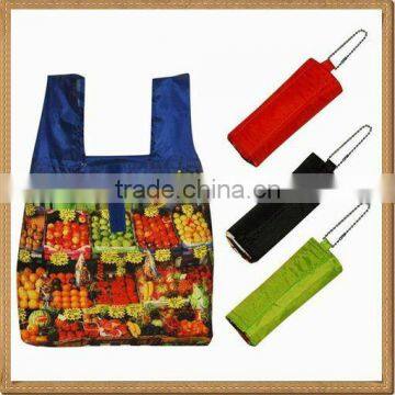 190t nylon vest foldable bag