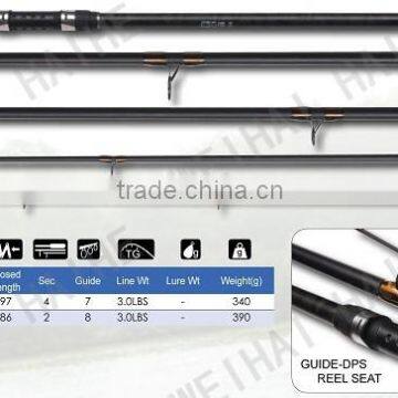 5 pieces Carbon blank easy carry carp fishing rods