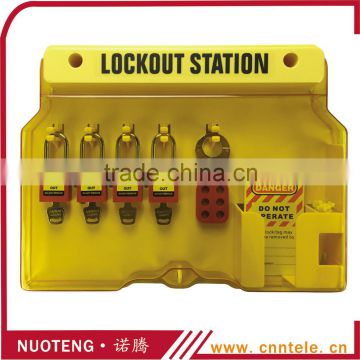 Lockout tagout Groups with Components Advanced Lockout Station