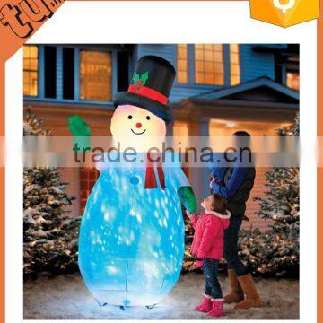 inflatable christmas led light snow man