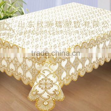 GOLDEN PVC TABLECLOTH-ZT-399A 137X182CM