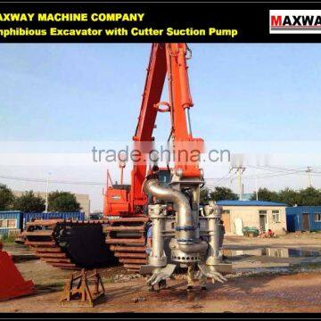 CE / ISO : 9001 , 6 inch Sand Dredging Pump for 20 Ton Amphibious Excavator