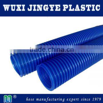 plastic corrugated hose blue stretch hose
