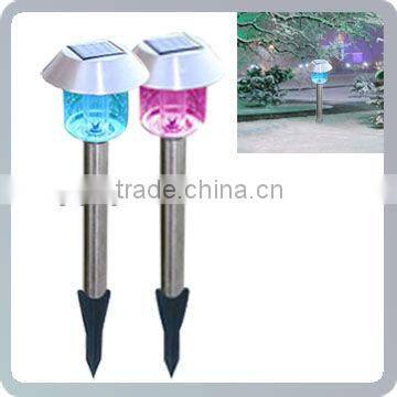 solar garden light stake