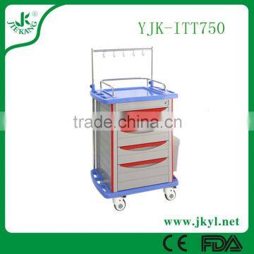 YJK-ITT750 The latest style and high quality of cheap stainless steel infusion treatment cart for sale