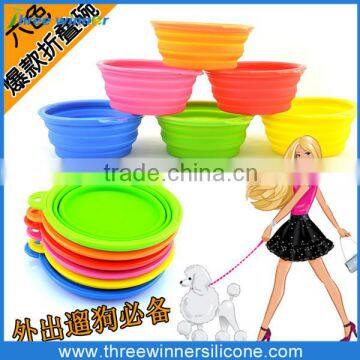 Foldable Silicone Pet Water Bowl Good for Dog photo-4